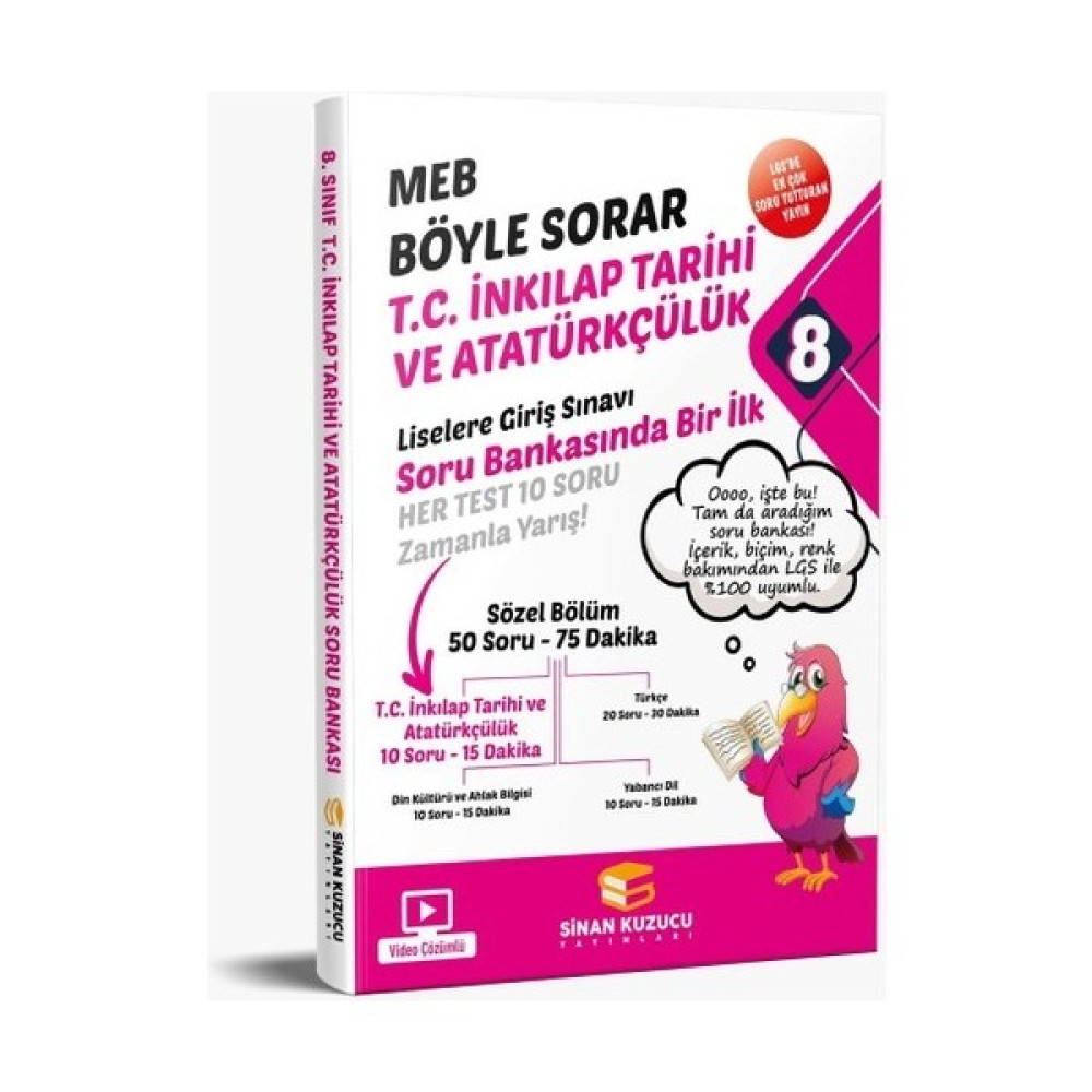 İdol Sinan Kuzucu 8. Sınıf T.c Inkılap Tarihi ve Atatürkçülük Soru Bankası Matematik Fiyatı