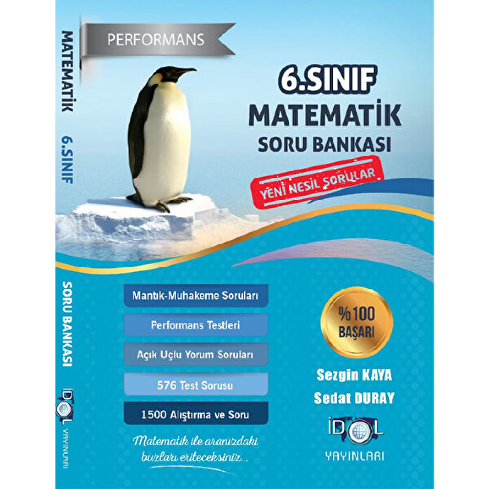 İdol Yayınları 6. Sınıf Performans Etkinlikli Matematik Soru Bankası Matematik Fiyatı