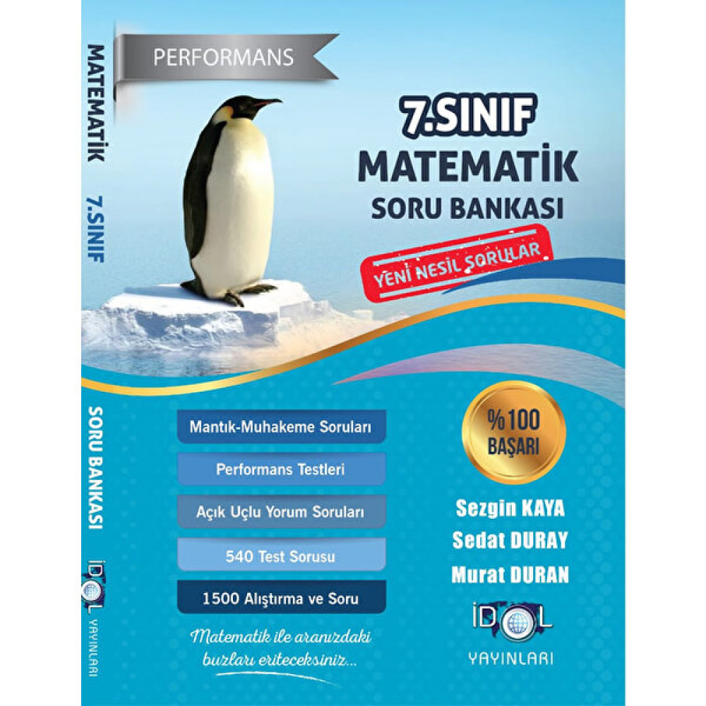 İdol Yayınları 7. Sınıf Performans Etkinlikli Matematik Soru Bankası Matematik Fiyatı