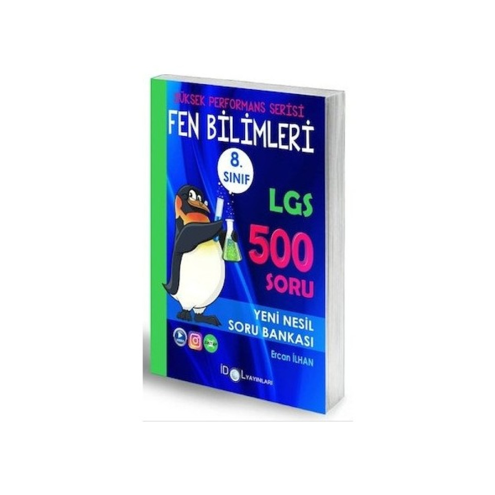 İdol Yayınları 8. Sınıf Yüksek Performans Fen Bilimleri Soru Bankası Ders Sınav Kitapları Fiyatı
