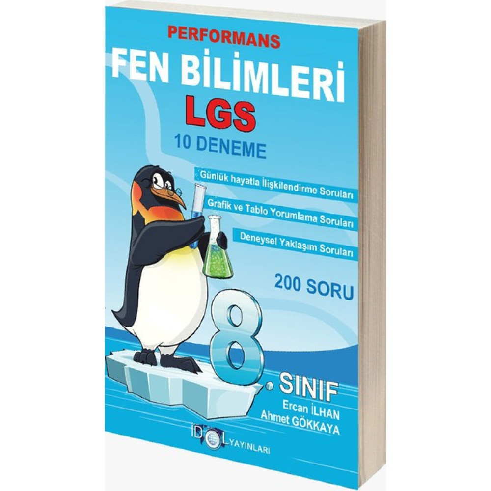 İdol Yayınları 8.Sınıf Fen Bilimleri Performans 10'Lu Deneme Ders Sınav Kitapları Fiyatı