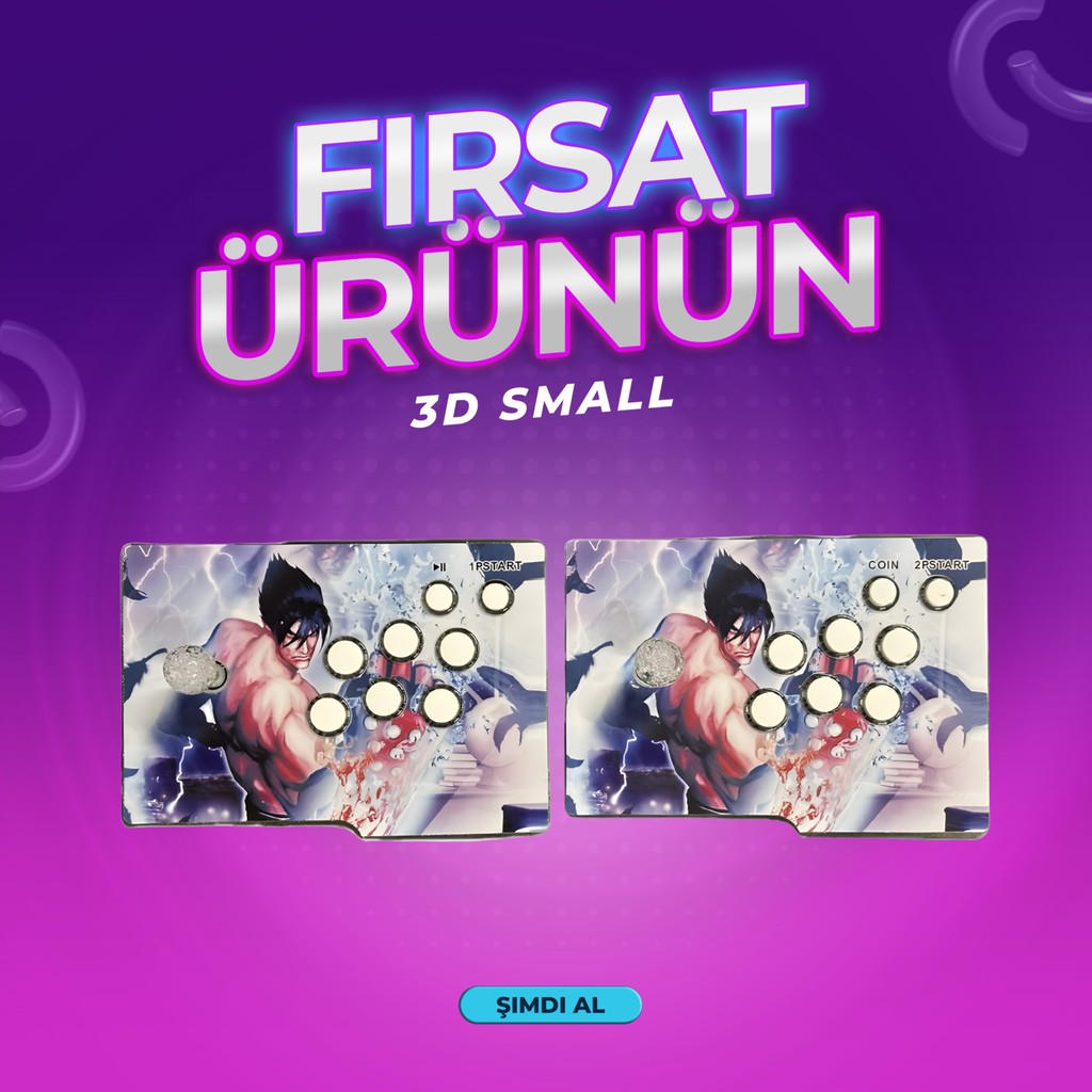 İdragon Idragon 3D Small - Klasik Oyun Konsolu Hd Arcade Station - Pandora Box - Tv Bağlantılı - Retro Atari Diğer Fiyatı