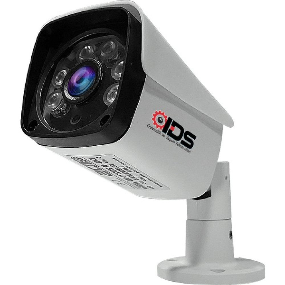 IDS 5mp Lensli 1080P Fullhd Ahd Güvenlik Kamerası Kamera Sistemleri Için Gece Görüşlü Su Geçirmez - Beyaz Güvenlik Kameraları Fiyatı