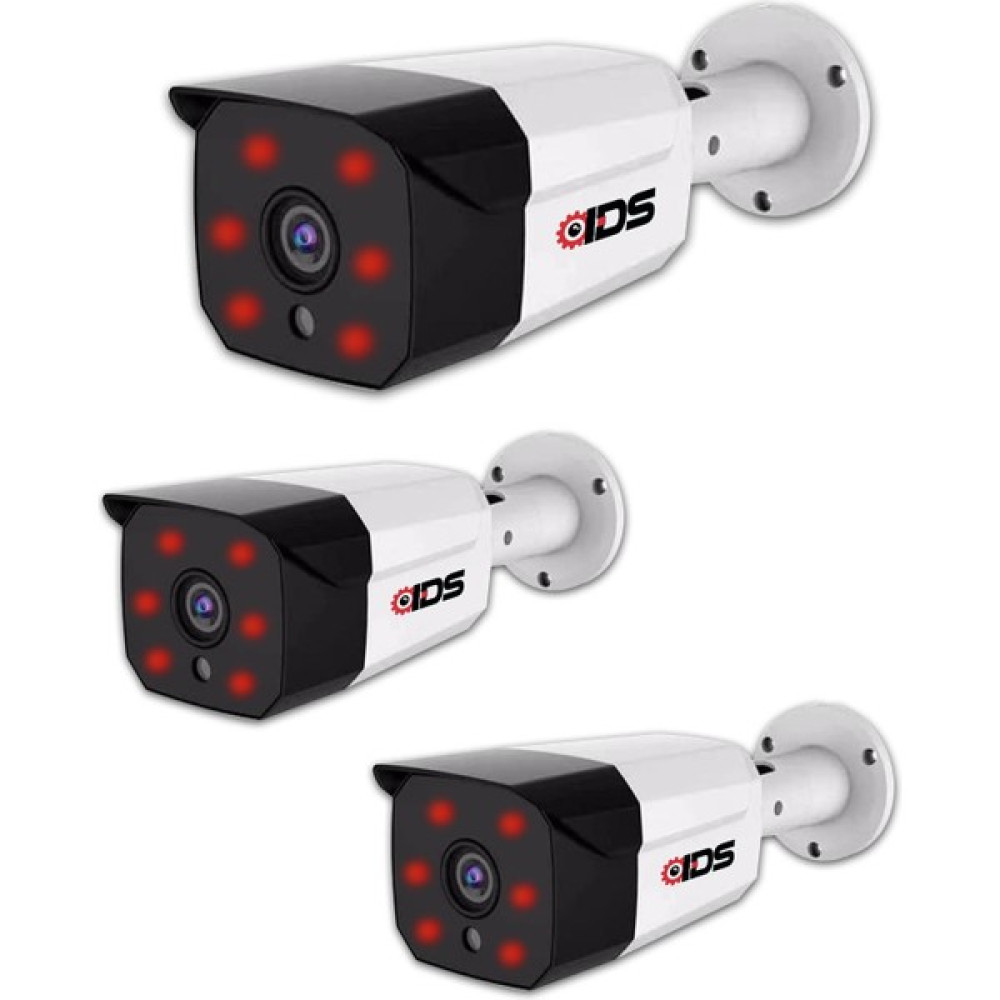 IDS 5mp Sony Lensli 1080P Fullhd Ahd Güvenlik Kamerası Kamera Sistemleri Için Gece Görüşlü Su Geçirmez 3 Adet Güvenlik Kameraları Fiyatı