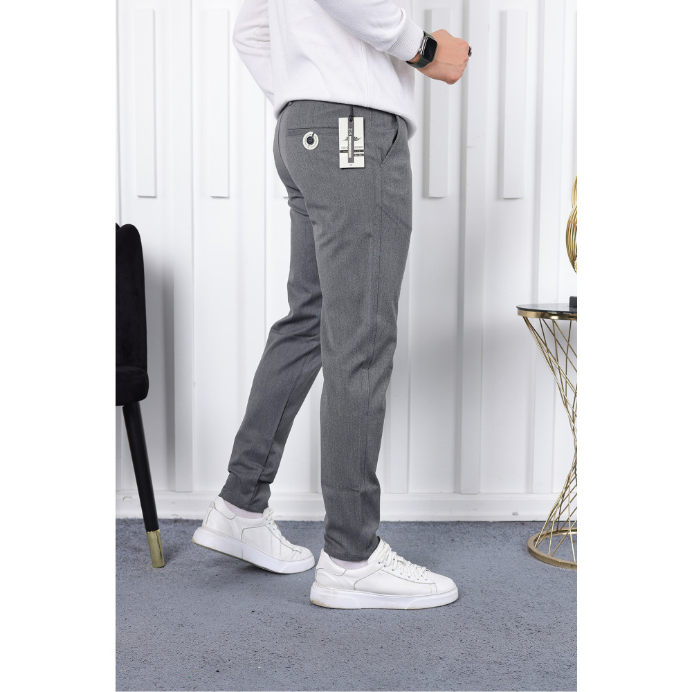 İDS COLLECTİON Mevsimlik Gri Slim Fit Likralı Kumaş Pantolon 31 Beden Kadın Pantolon Fiyatı