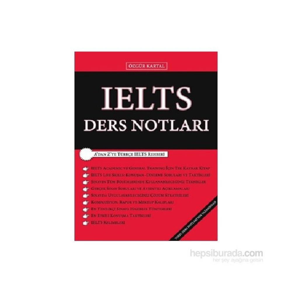 IELTS - Özgür Kartal Yabancı Dil Öğretici Kitaplar ve Eğitim Setleri Fiyatı