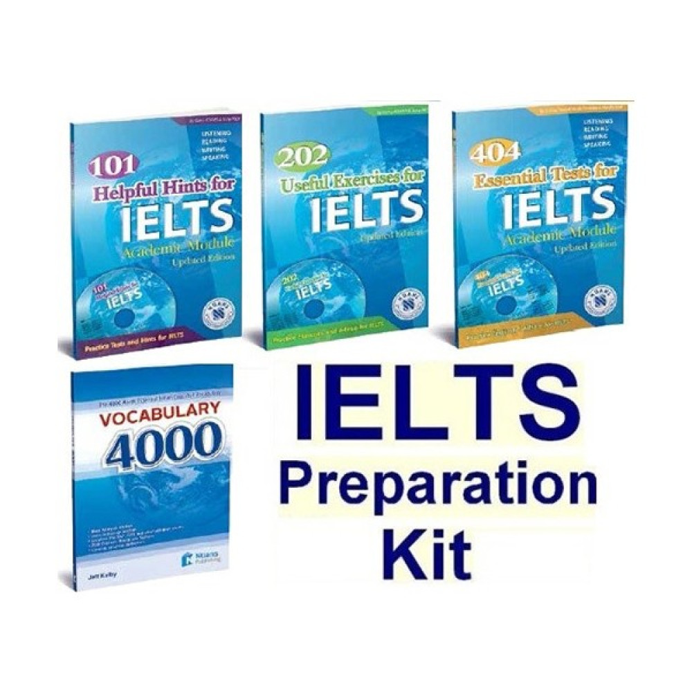 IELTS Preparation Kit –IELTS Hazırlık Seti (4 Kitap +Audio) Yabancı Dil Öğretici Kitaplar ve Eğitim Setleri Fiyatı