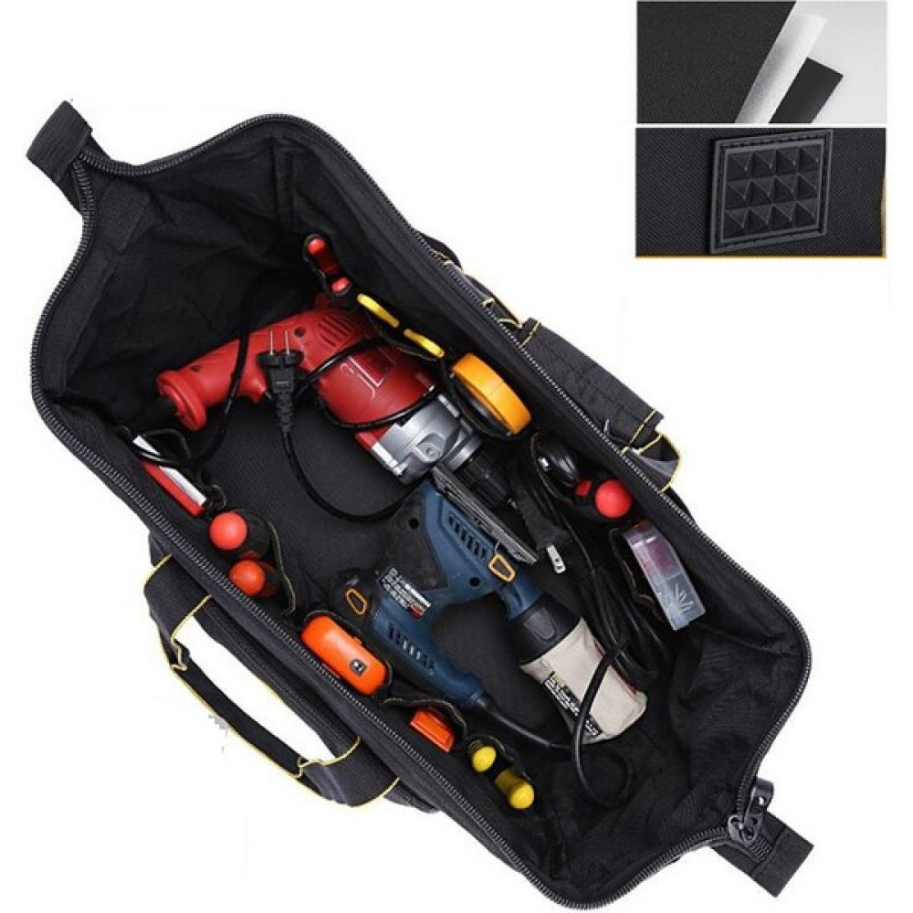 IENIN 16 '' Premium Tote Çanta Büyük Ağız Aracı Çanta Elektrikçi / Marangoz Tamir Çantası (Yurt Dışından) Alet Çantası & Dolabı Fiyatı