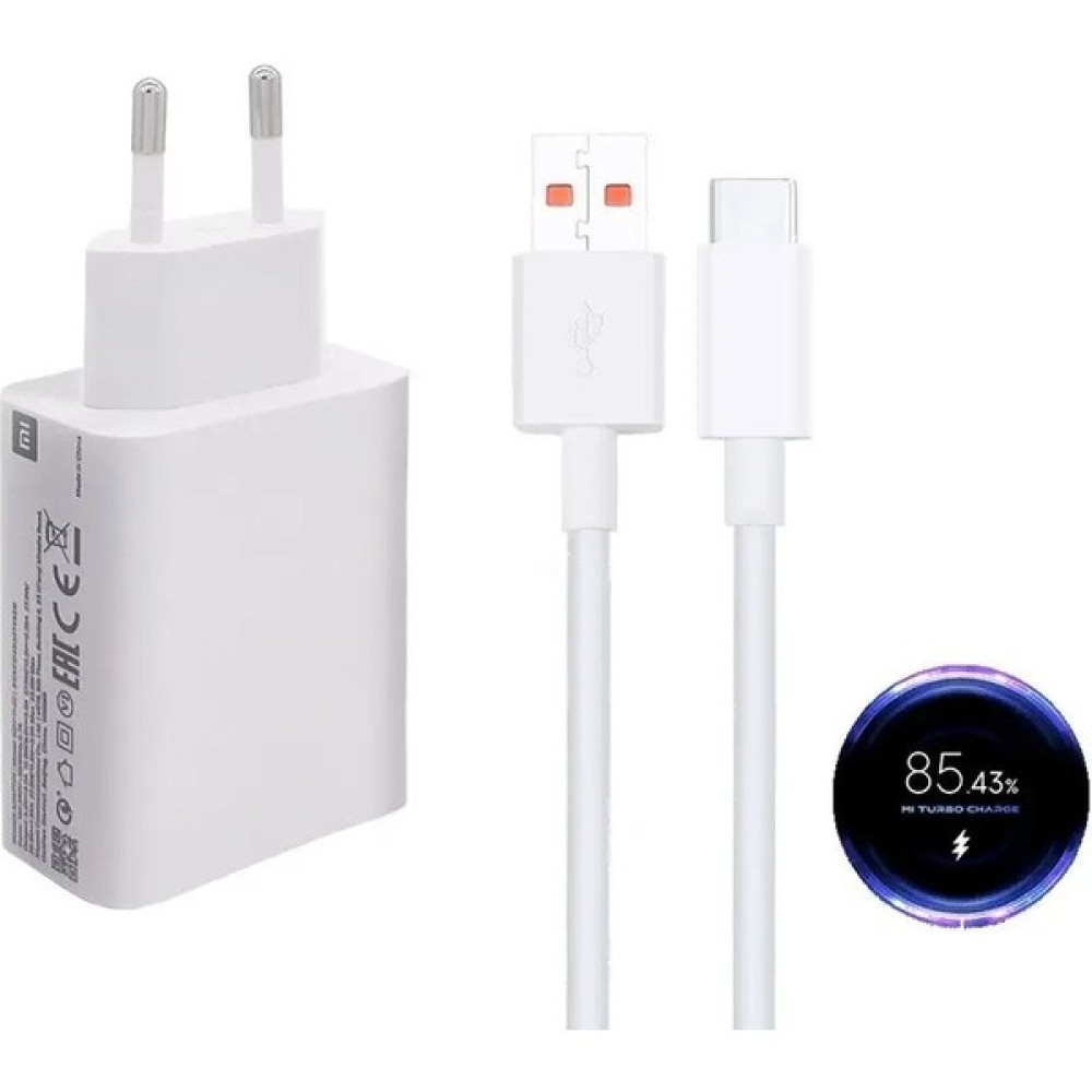 if Tech Xiaomi Turbo Şarj Aleti 33W 4.0 Mdy 11 Ez Adaptör + Type C Kablo - Beyaz Cep Telefonu Şarj Cihazı Fiyatı
