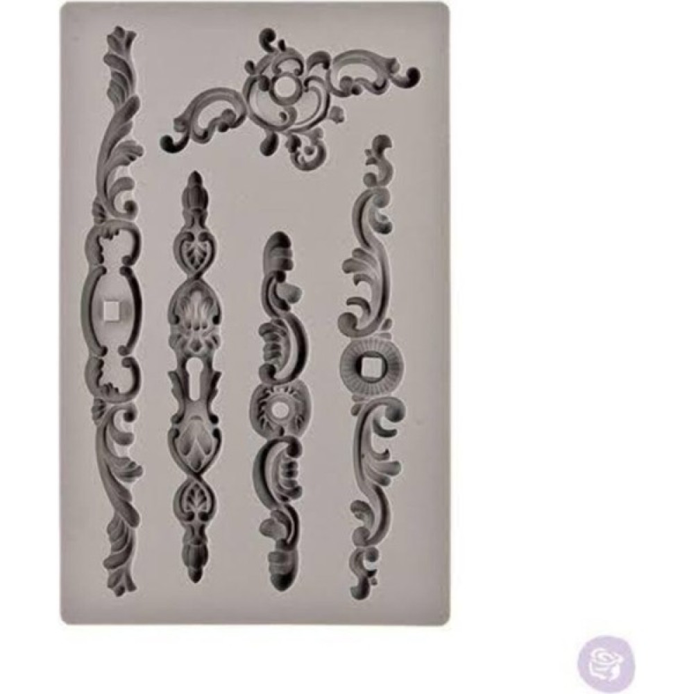 I&g Kalıp  Büyük Bordür Dikdörtgen No2 Silikon Kalıp - Açık Pembe - 20x12 cm Ev & Dekorasyon Aksesuarları Fiyatı