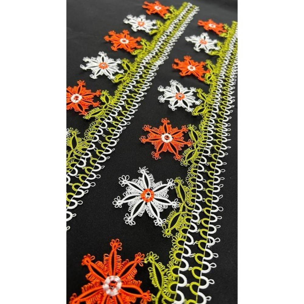 İğne Oyası Havlu Kenarı - Havlu - Iğne Oyası - Mekik Oyası - El Işi Hk311 - 90 x 50 cm - Beyaz El / Yüz Havlusu Fiyatı