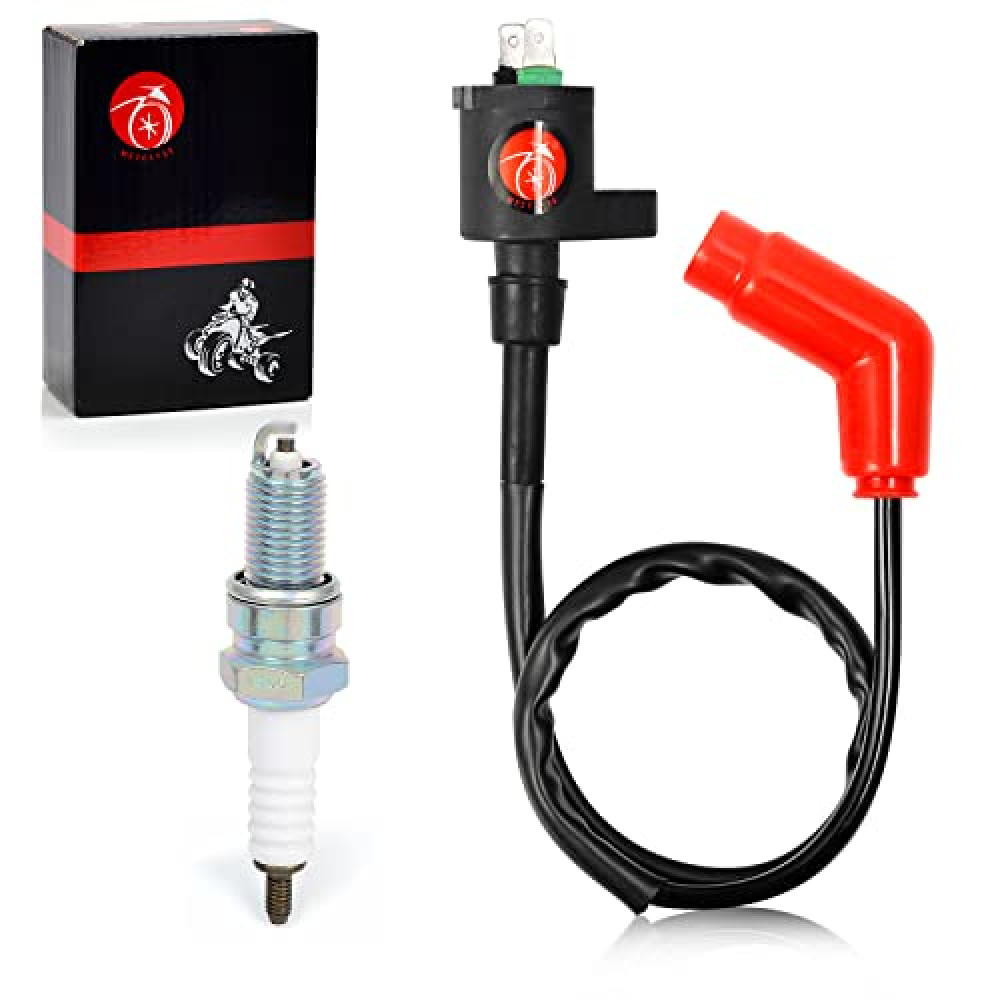Ignition Coil Pack and spark plug For HONDA TRX250EX RECON 250 TRX250TE TRX250TM TRX250X Fourtrax 300 TRX300FW TRX300 1988-2018