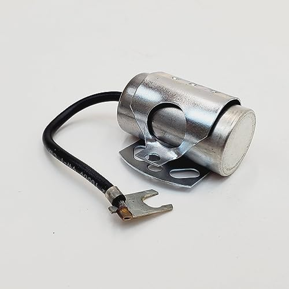 Ignition Condenser with Mount for 1948-(Early)1978 Harley Panhead/Shovelhead FX/FL Big Twin Models & 1957-(Early)1978 Sportster XL Models w/Points Ignition (Except Magneto) Replaces HD# 32726-30A