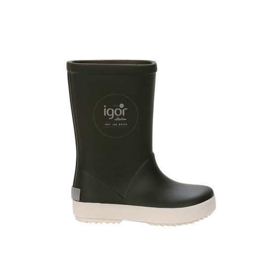 İgor W10107 Splash Nautico-042 Haki Unisex Çocuk Yağmur Çizmesi