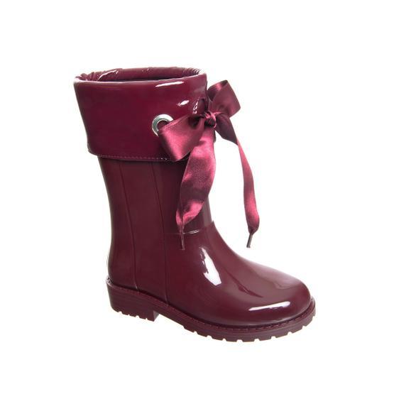 İgor W10114-025 Bordo 25 Negro Burdeos Black Plastik Çizme Bot