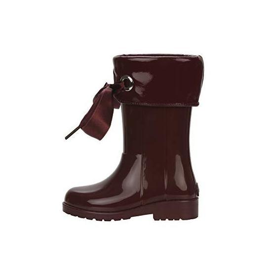 İgor W10114-025 Bordo 25 Negro Burdeos Black Plastik Çizme Bot