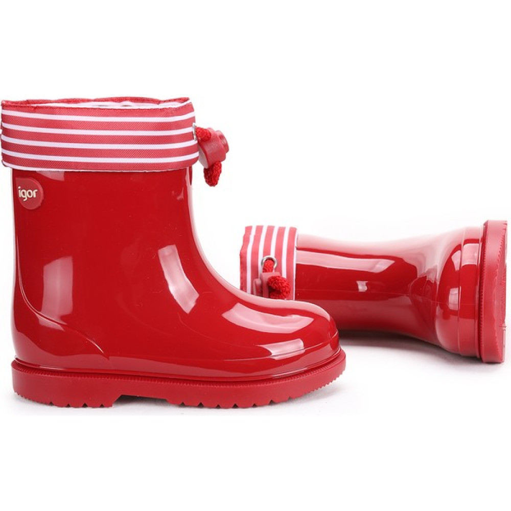 Igor W10255 Bimbi Navy Erkek/kız Çocuk Yağmur Kar Çizmesi Kırmızı Kız Çocuk Bot Fiyatı