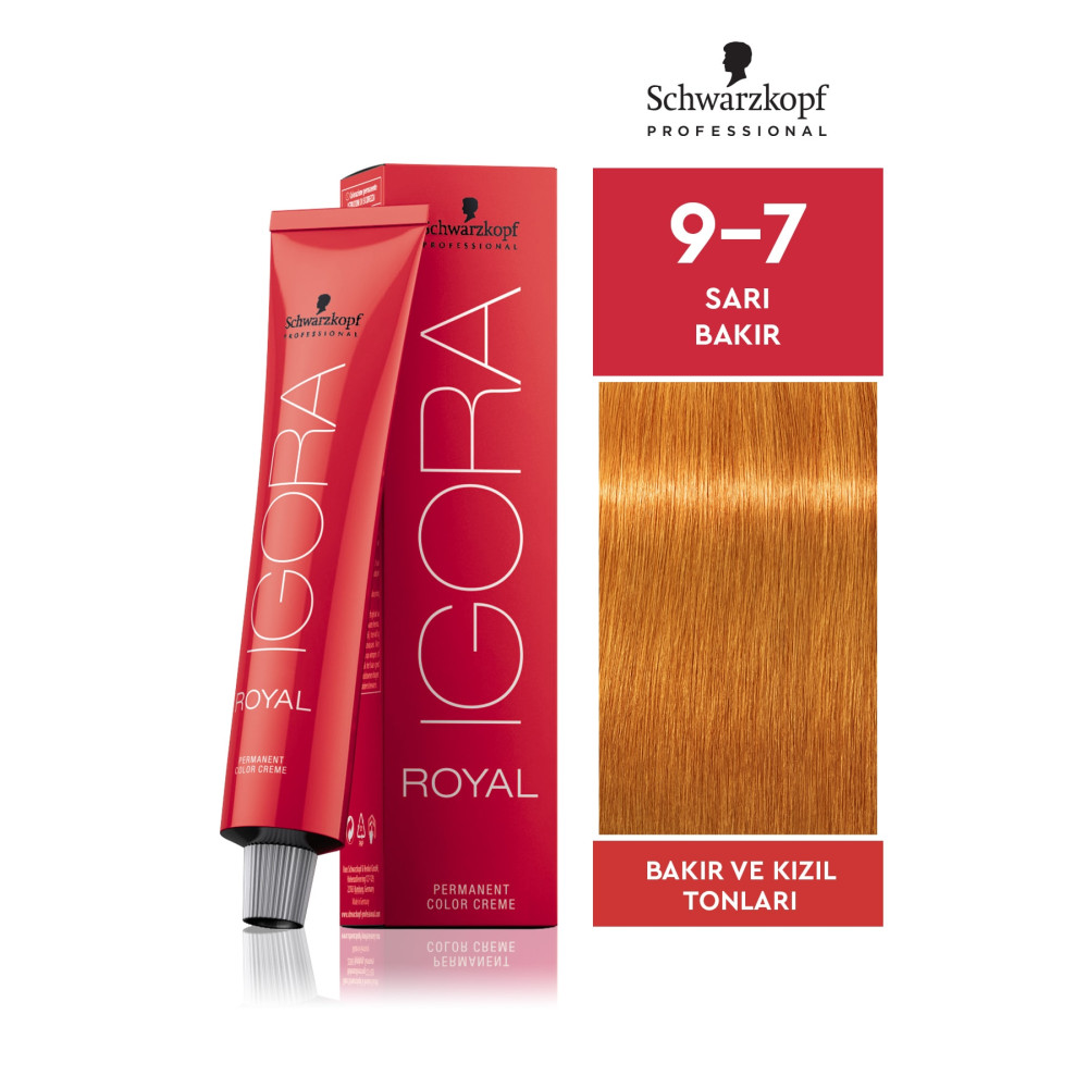 Igora Royal 9-7 Sarı Bakır Saç Boyası 60ml Saç Boyası Fiyatı