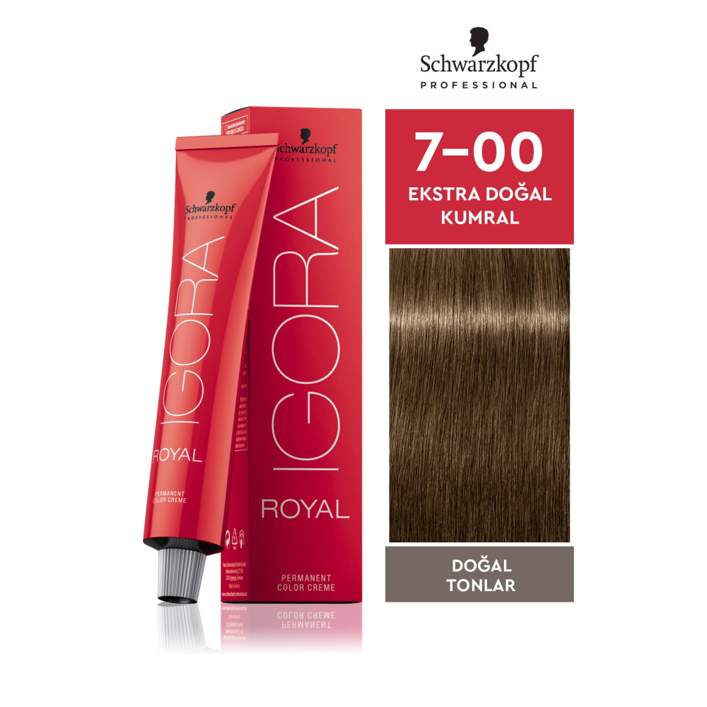 Igora Royal Doğal Tonlar 7-00 Ekstra Doğal Kumral Saç Boyası 60ml Saç Boyası Fiyatı