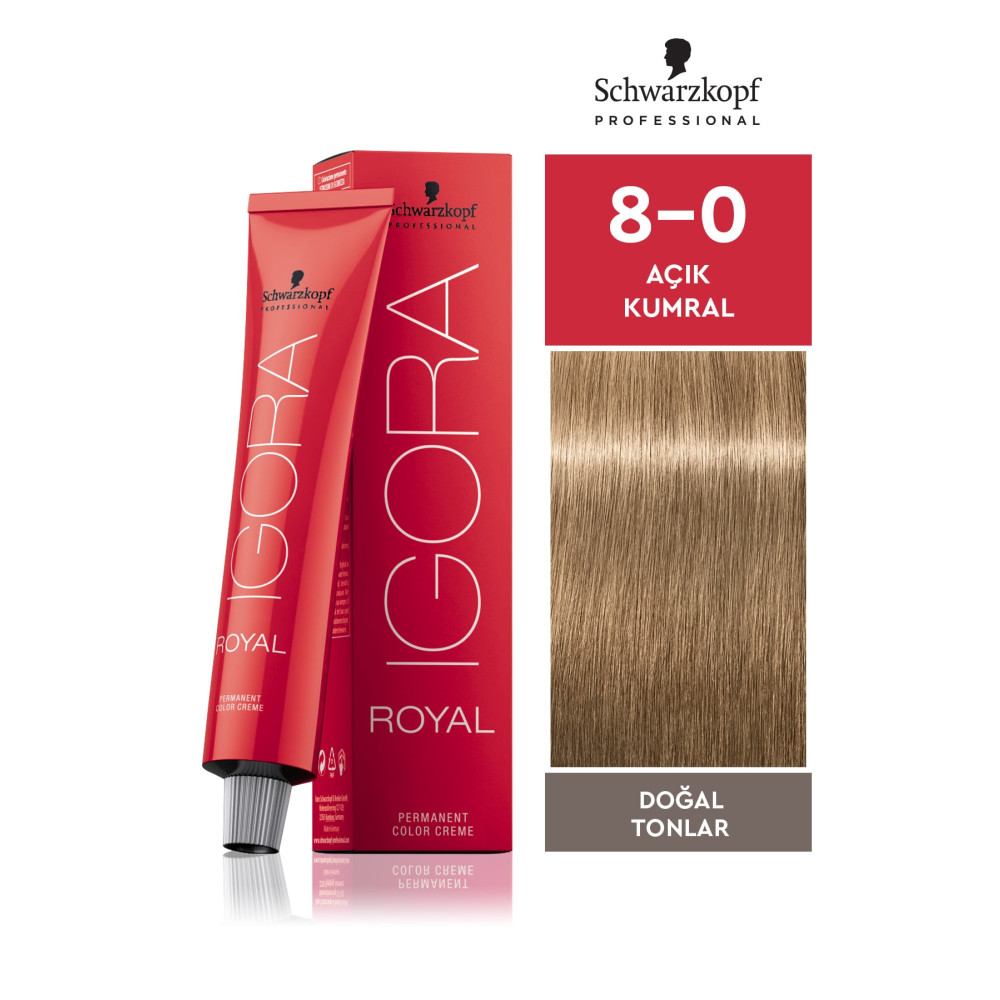 Igora Royal Doğal Tonlar 8-0 Açık Kumral Saç Boyası 60 ml Saç Boyası Fiyatı