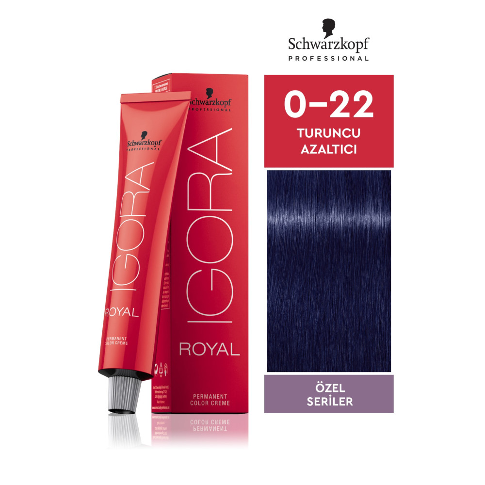 Igora Royal Özel Seriler 0-22 Turuncu Azaltıcı Saç Boyası 60ml Saç Boyası Fiyatı