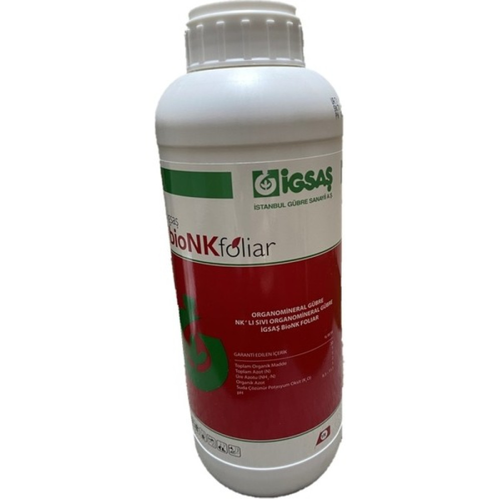İgsaş Bionk Foliar Organik Karışımlı Bahçe Çiçek Bitki Besini Azot Fosfor Nklı Sıvı Organomineral Gübre 1 Lt Gübre Fiyatı