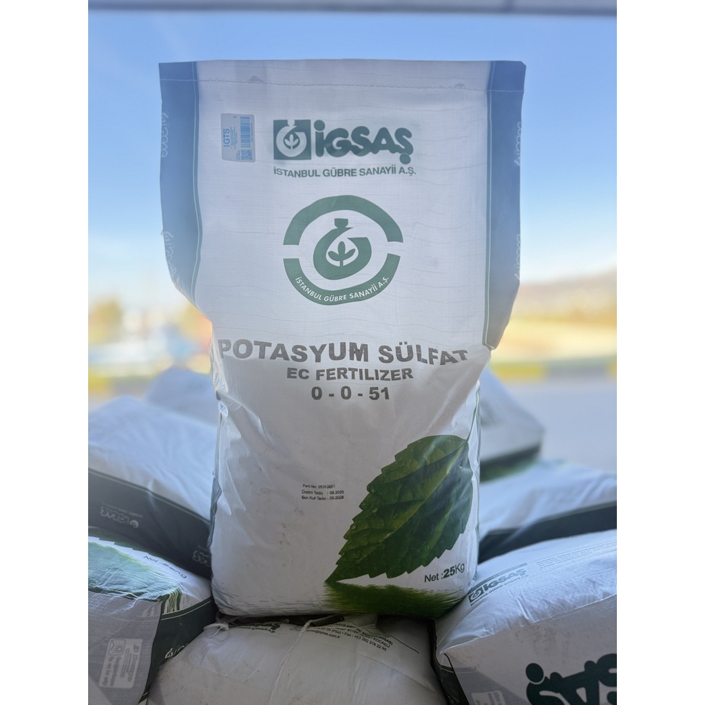 İgsaş Igsaş Potasyum Sülfat 0-0-51 Gübre 25 kg Diğer Fiyatı