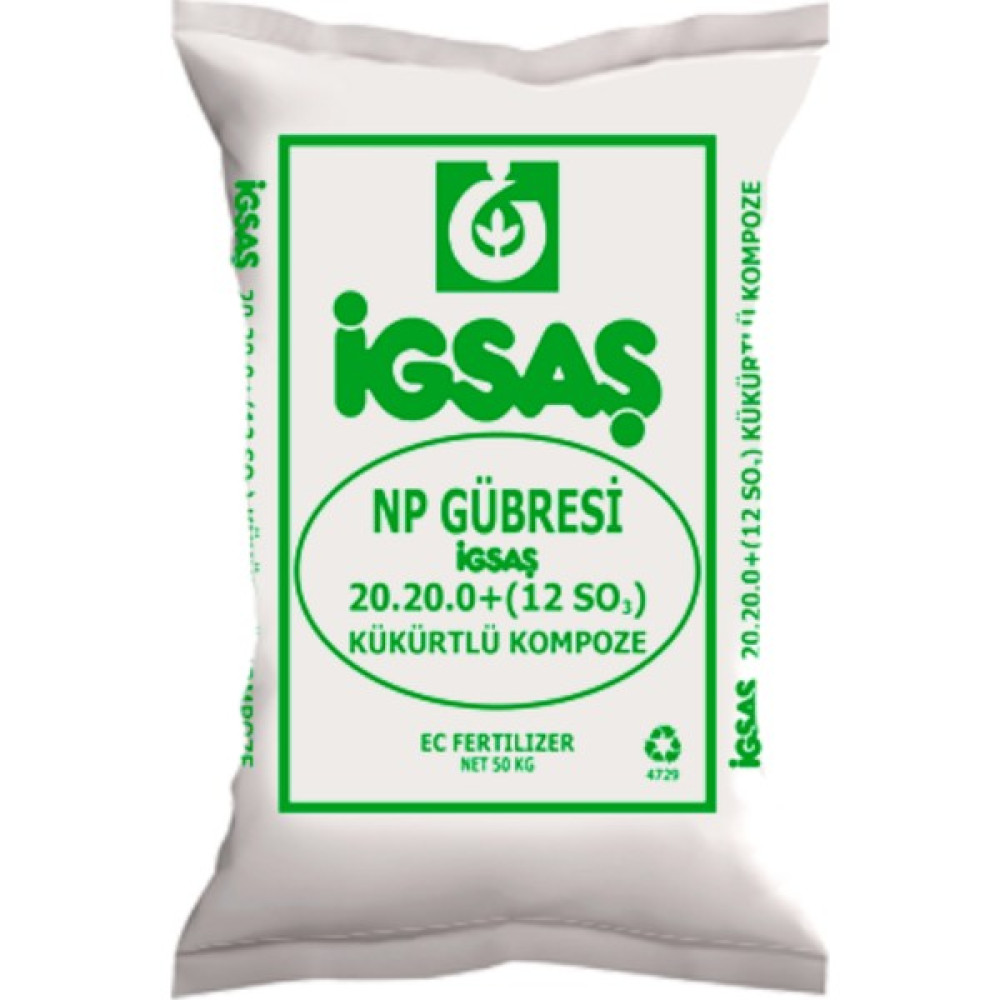 Igsaş Np 20.20.0 Kompoze Gübre - 50 kg Gübre Fiyatı