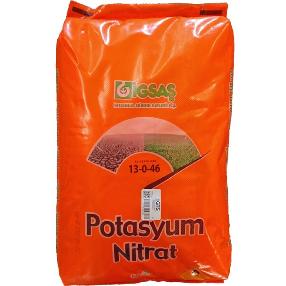İgsaş Potasyum Nitrat Damlama Sulama Gübresi 25KG Gübre Fiyatı