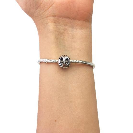''I''Harfi Pandora Bileklik İçin Gümüş Charm