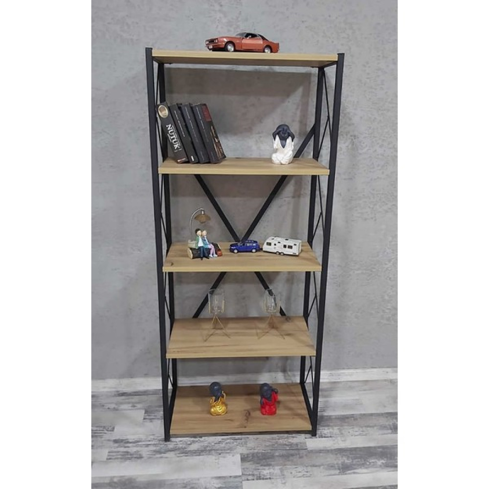Ihk Sanat - Metal Kitaplık 5 Raflı Kitaplık Dosya Kitap Rafı Ofis Ev Rafı Rafı Keçe İHKKTPLIK01 Kitaplık Fiyatı