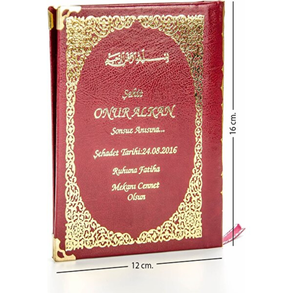 İhvan 50 Adet - Isim Baskılı Ciltli Yasin Kitabı - Çanta Boy - Kırmızı - 128 Sayfa - Mevlit Hediyeliği - 1 Yaş Anne, Bebek Fiyatı