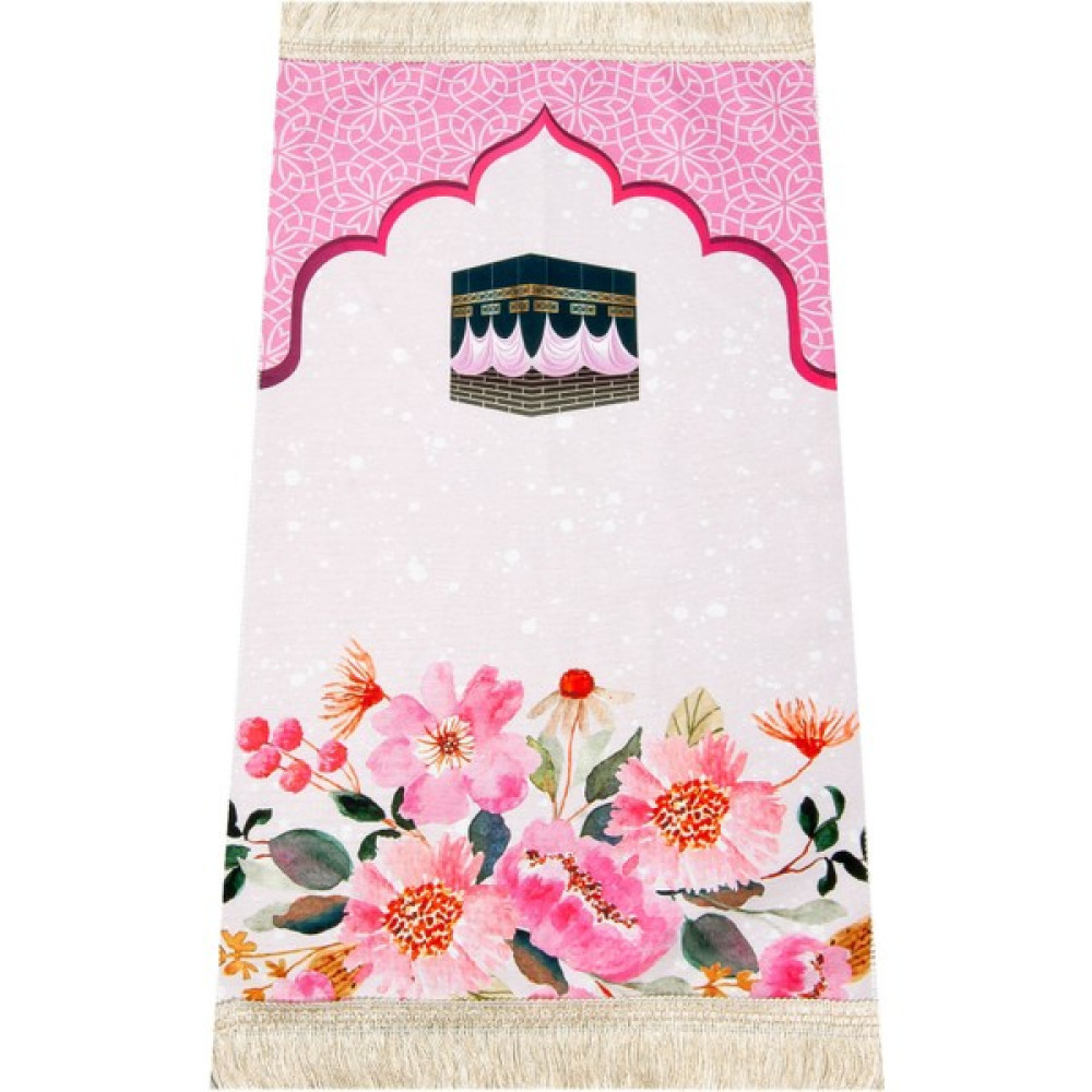 İhvan Online Dijital Baskılı Çocuk Seccadesi - 5 - 100 x 120 cm - Renkli Seccade Fiyatı