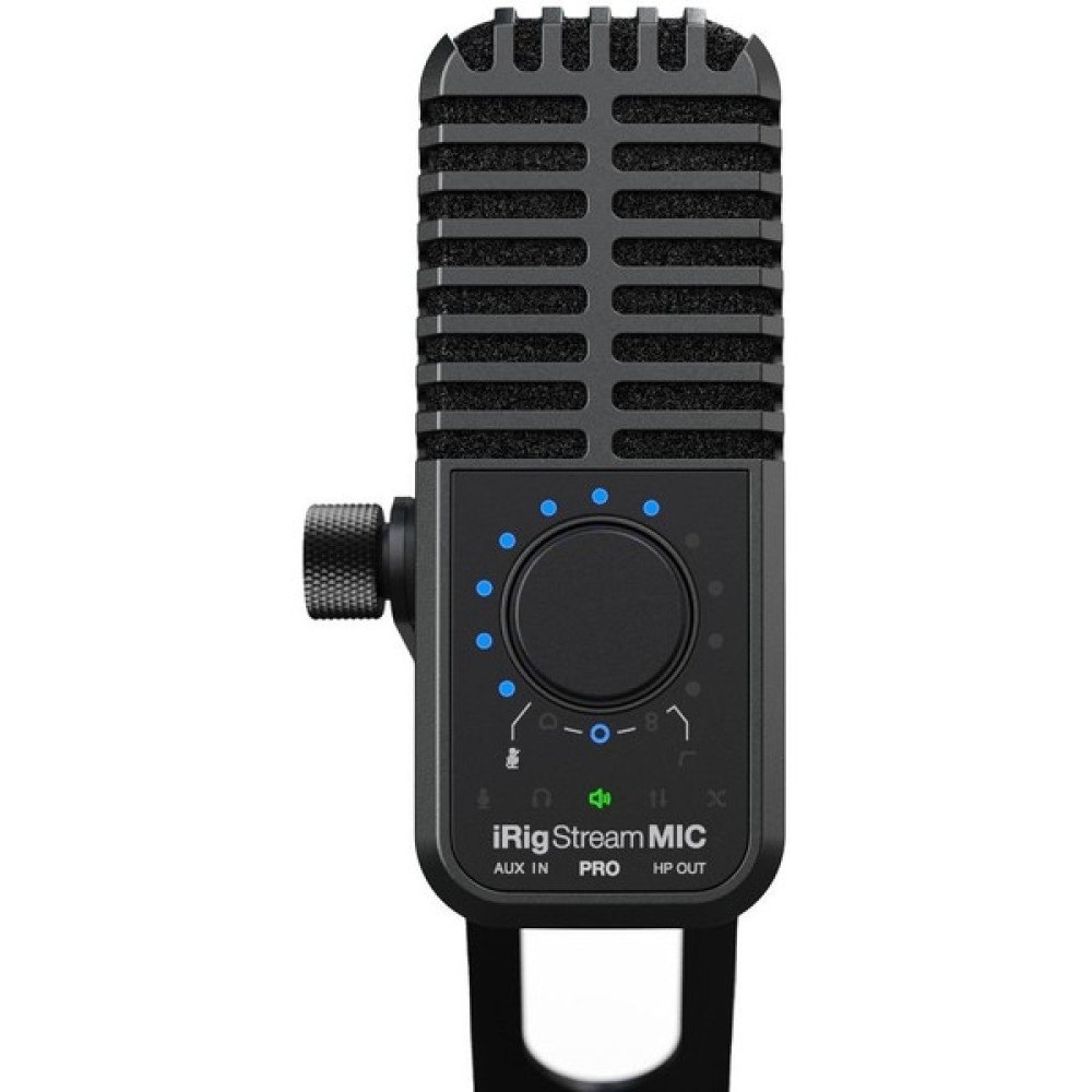 IK Multimedia iRig Stream Mic Pro | Kompakt Multi-Pattern Mikrofon & 4-Kanal Ses Kartı | iPhone, iPad, Android, Mac & PC ile uyumlu Stüdyo ve Sahne Ekipmanları Fiyatı