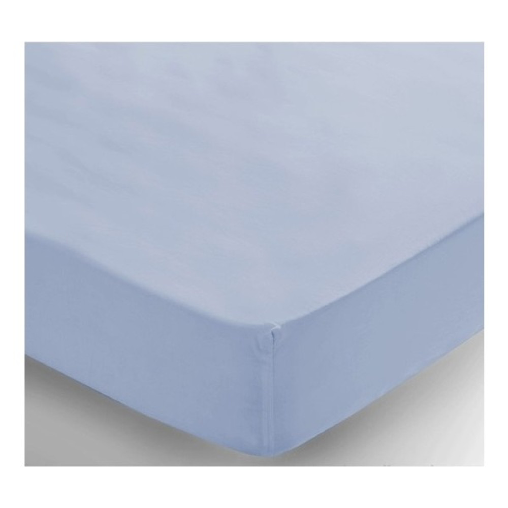 İkbalHome Penye Lastikli Çarşaf Çift Kişilik Açık Mavi - 160 x 200 cm Çarşaf Fiyatı
