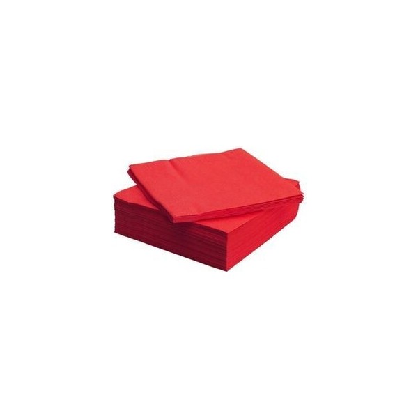 IKEA 24x24 cm Kırmızı Renkli Peçete 50 Adet Paket Yumuşak Dokulu Kağıt Peçete Fiyatı