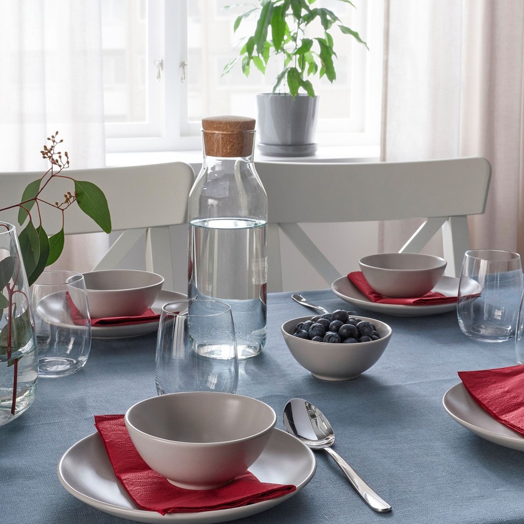 IKEA 50 Adet 3 Katlı Geniş 40X40 Cn Ticaret Yüksek Su Çekme Özellikli Renkli Kağıt Peçete - Bordo Peçete Fiyatı