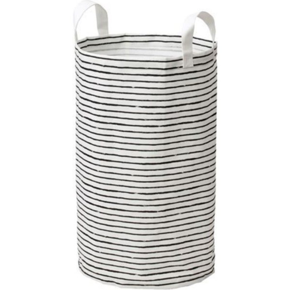Ikea 60 Litre Çamaşır Torbası,sepeti Meridyendukkan Beyaz-Siyah Katlanabilir Sepet Sepet Fiyatı