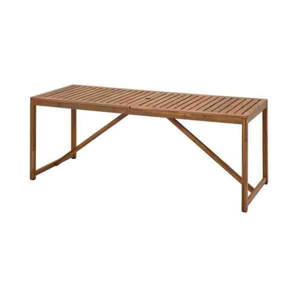 Ikea Akdeniz Nämmarö Açık Kahverengi 200X75 cm Yemek Masası Yemek & Mutfak Masası Fiyatı