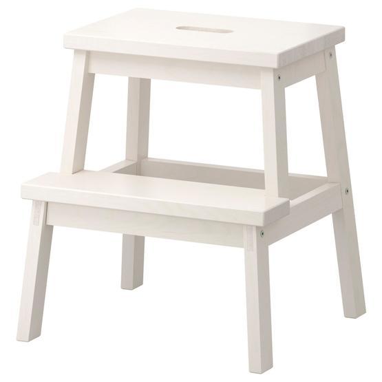 IKEA Bekvam Beyaz 43x50 cm Basamaklı Tabure