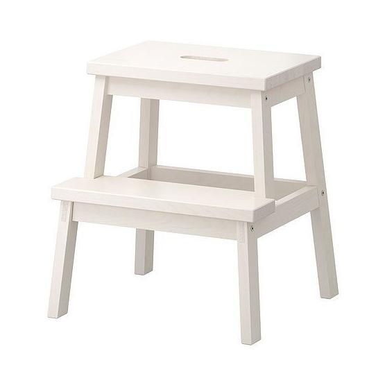 IKEA Bekvam Beyaz 43x50 cm Basamaklı Tabure