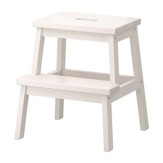 IKEA Bekvam Beyaz 43x50 cm Basamaklı Tabure