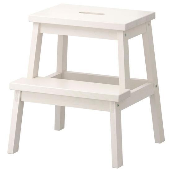 IKEA Bekvam Beyaz 43x50 cm Basamaklı Tabure