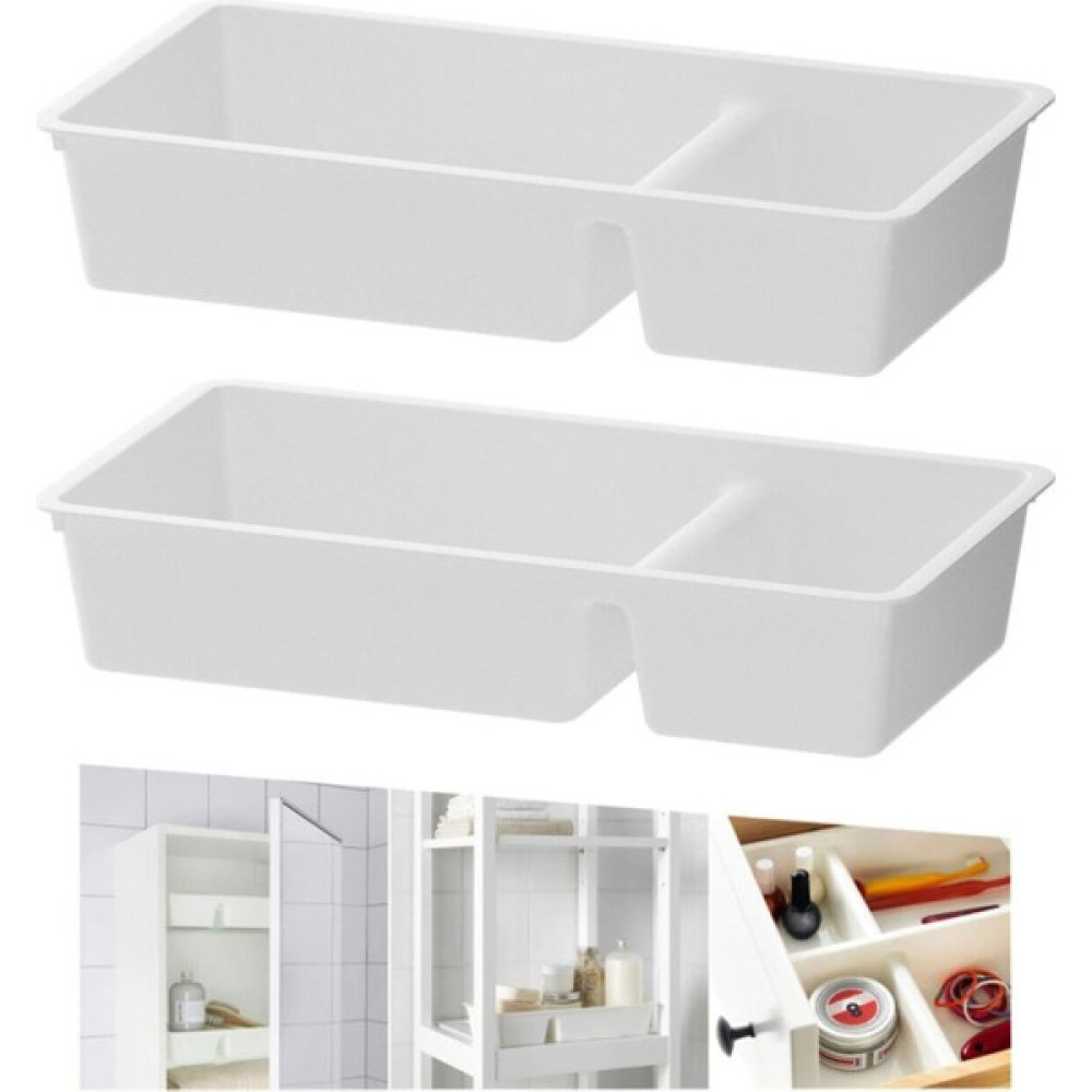 Ikea Bıllıngen ( 2 Adet ) Bölmeli Çekmece Içi Düzenleyici Beyaz Ayakkabılık Fiyatı