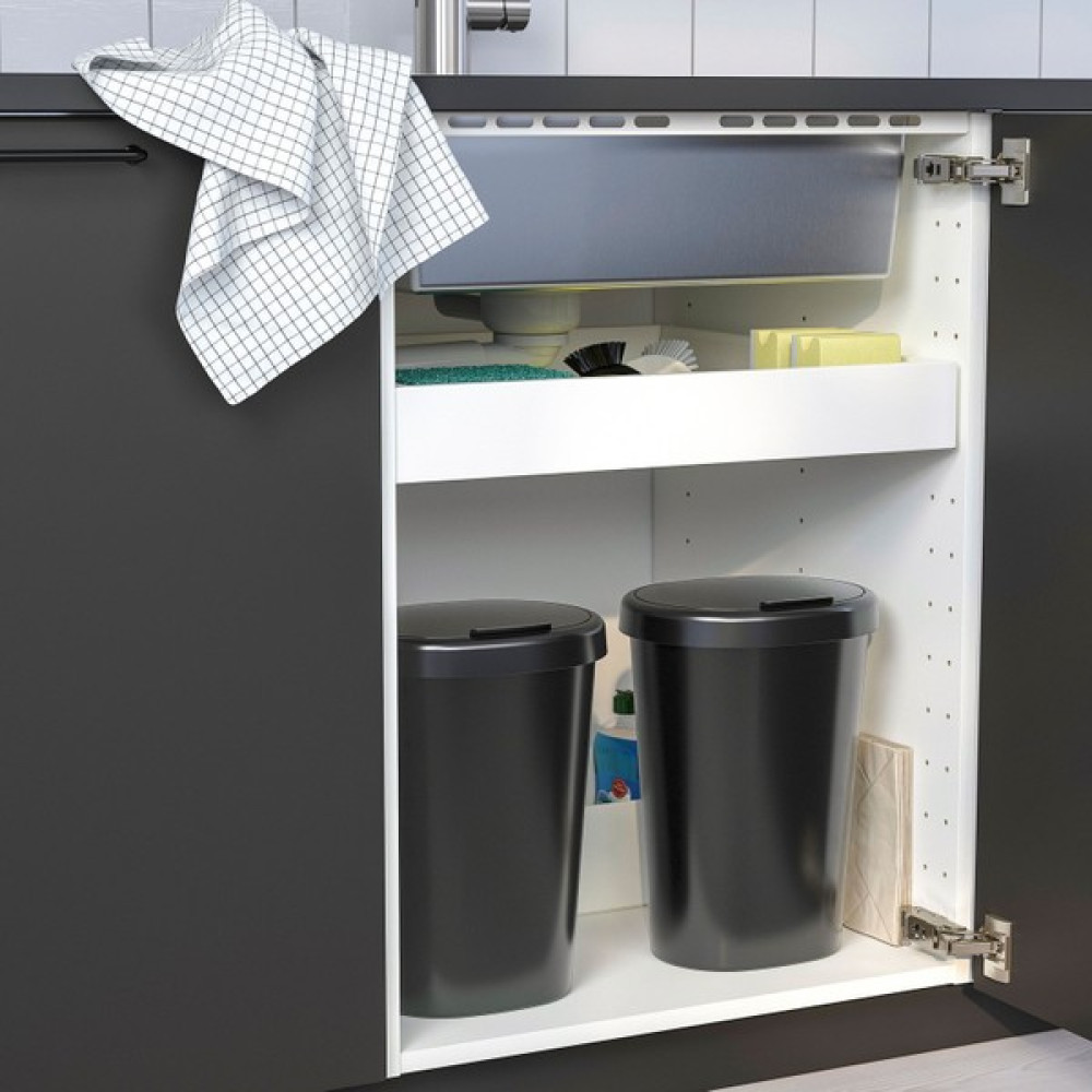 Ikea Çöp Kutusu Siyah 8l Hölass Ofis Çöp Kutusu Fiyatı