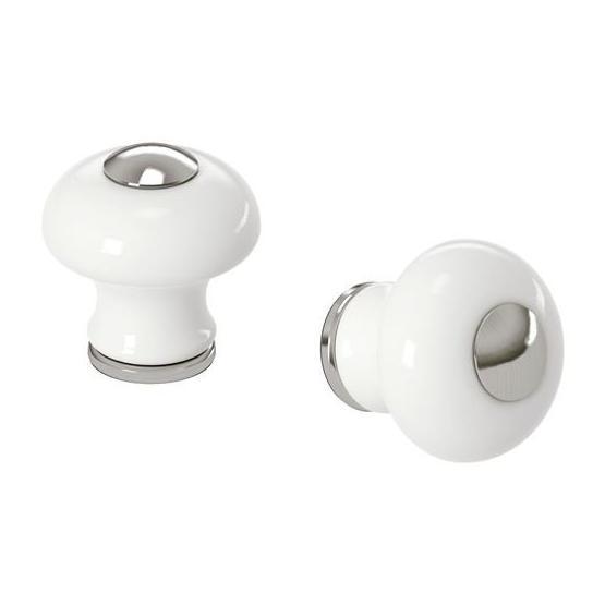 IKEA Hishult Porselen Beyaz 23 mm Topuz