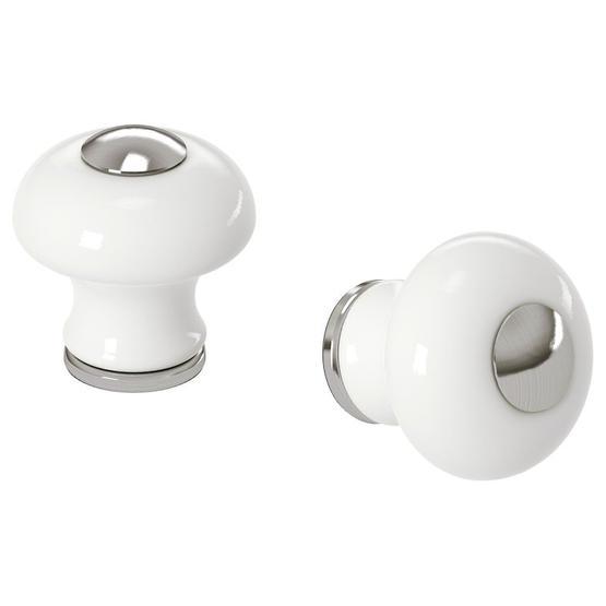 IKEA Hishult Porselen Beyaz 23 mm Topuz