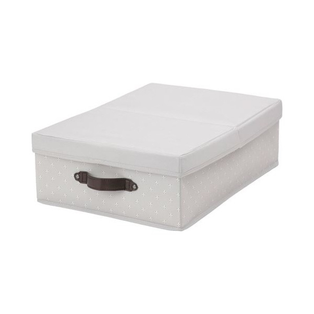 IKEA Kapaklı Kulplu Kutu Gri Ikea 35X50X15 cm Kulplu Düzenleyici , Organizer Hurç - Açık Gri Eşya Saklama Kutusu Fiyatı
