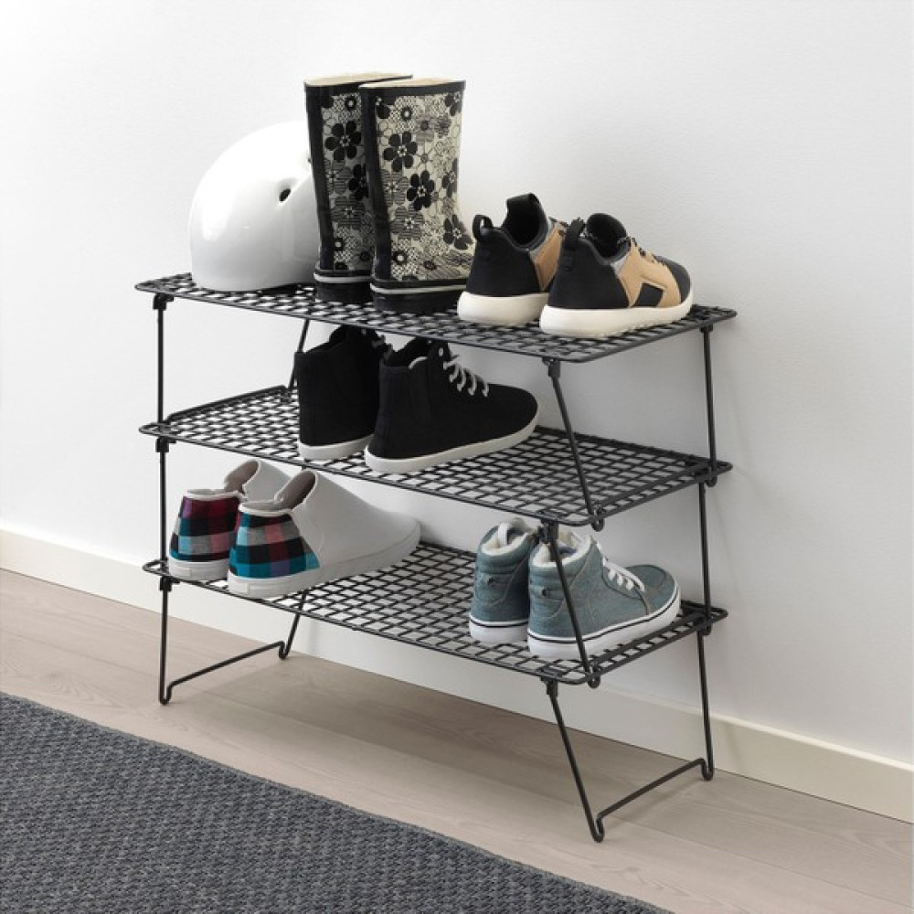 IKEA Katlanılabilir Ayakkabılık Mat Yeşil Renk Meridyendukkan 58X27 cm Pratik Raf - Siyah Ayakkabılık Fiyatı
