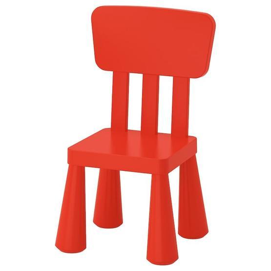 IKEA Mammut Kırmızı Çocuk Sandalyesi